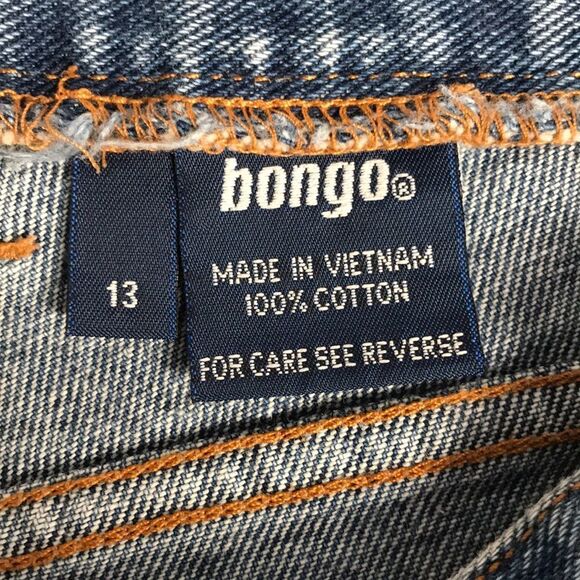 BONGO VINTAGE‎ Jeans Juniors Womens Size 13 Y2K Ankle Cropped Denim 90s - Picture 5 of 11